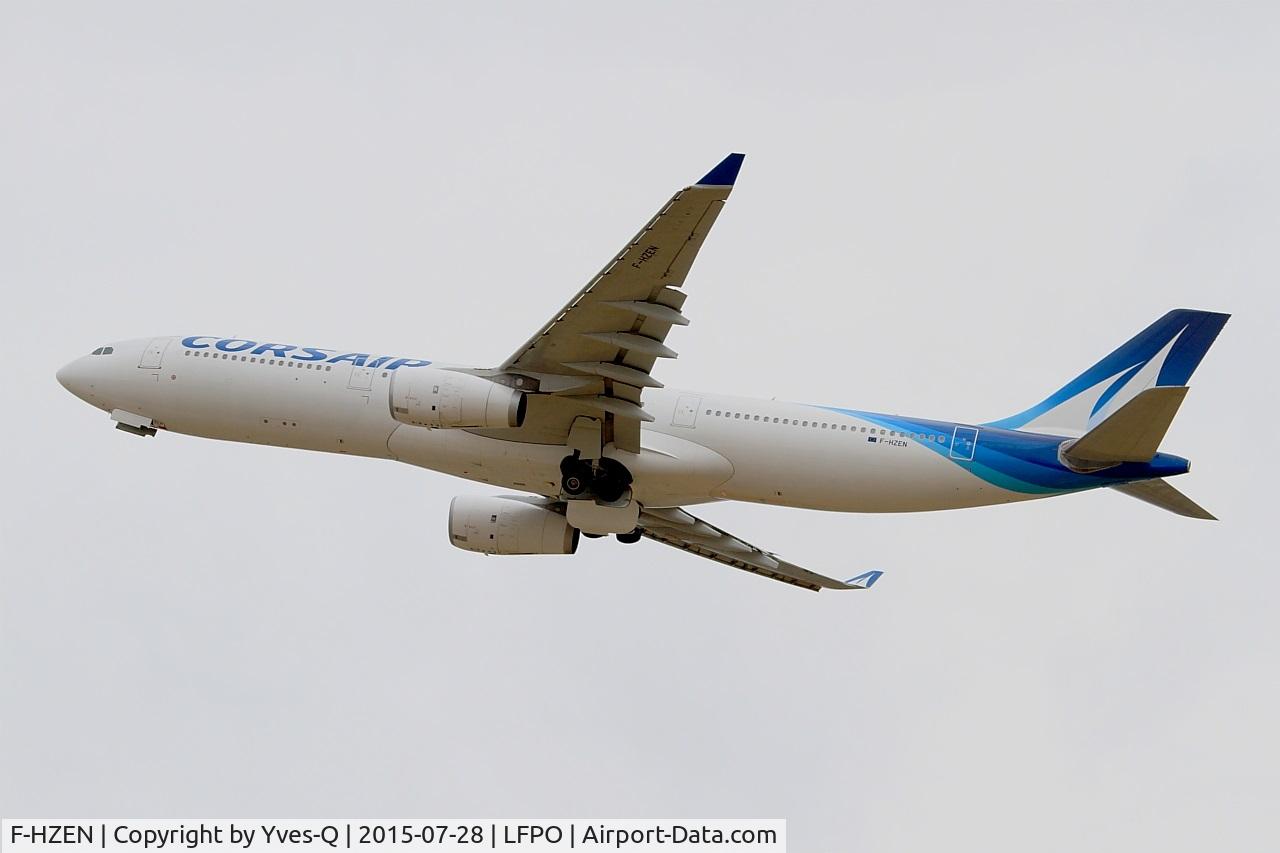 F-HZEN, 2012 Airbus A330-343X C/N 1376, Airbus A330-343X, Take off rwy 24, Paris-Orly airport (LFPO-ORY)