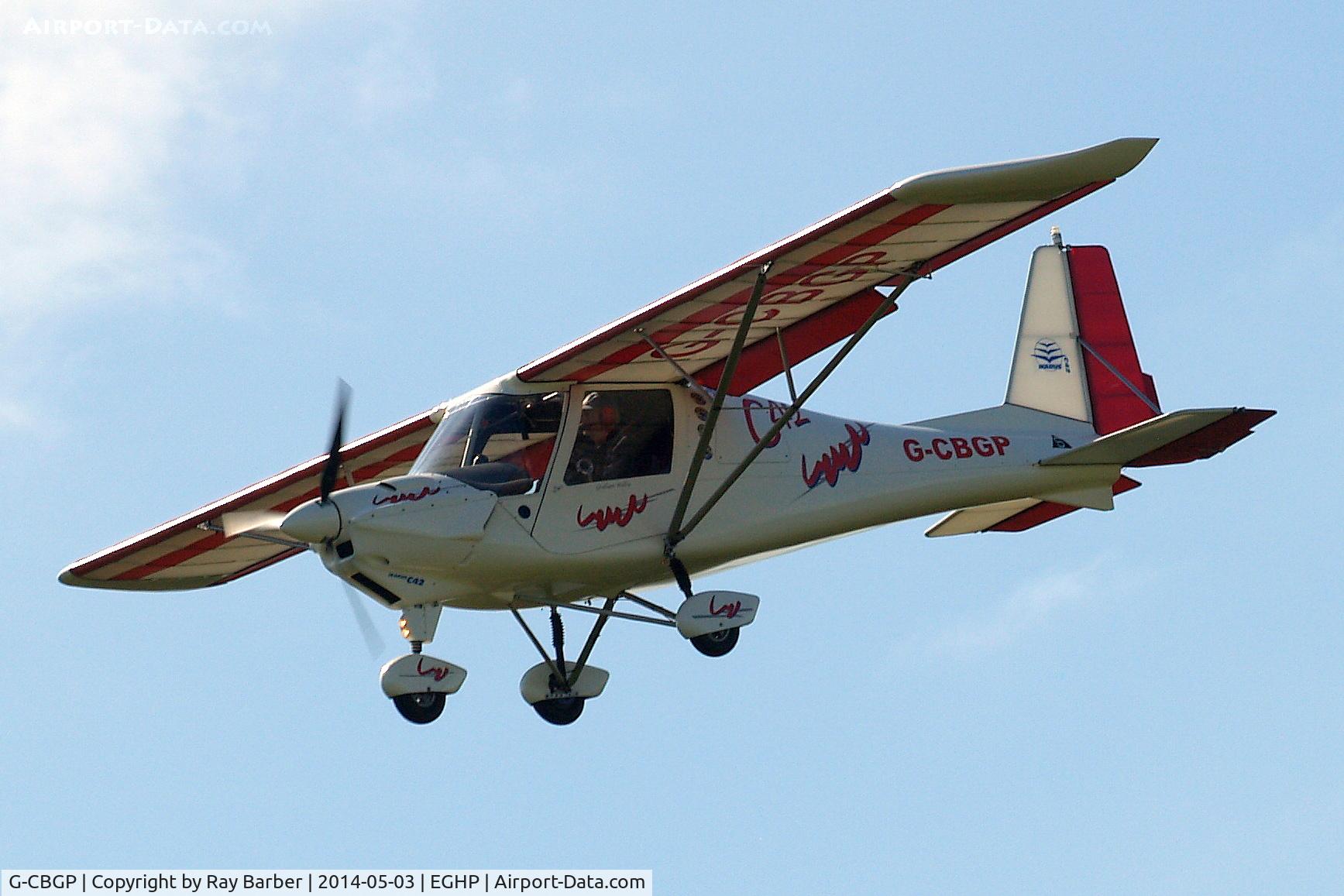 G-CBGP, 2001 Comco Ikarus C42 FB UK C/N PFA 322-13741, Comco Ikarus C42 FB UK [PFA 322-13741] Popham~G 03/05/2014