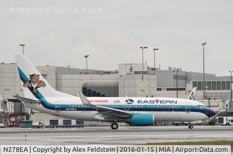 N278EA, 1998 Boeing 737-7L9 C/N 28006, Miami