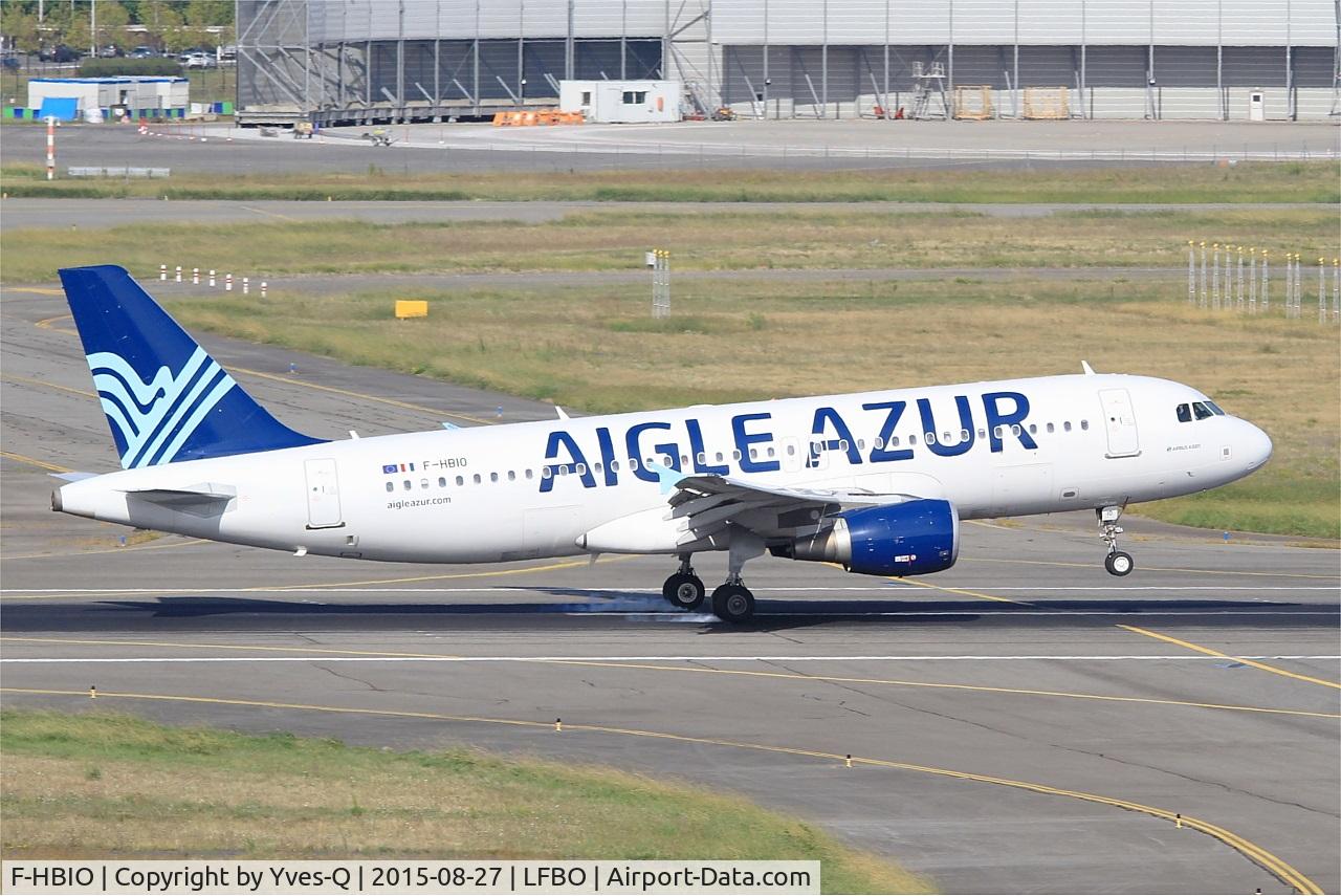 F-HBIO, 2007 Airbus A320-214 C/N 3242, Airbus A320-214, Landing rwy 14R, Toulouse-Blagnac Airport (LFBO-TLS)