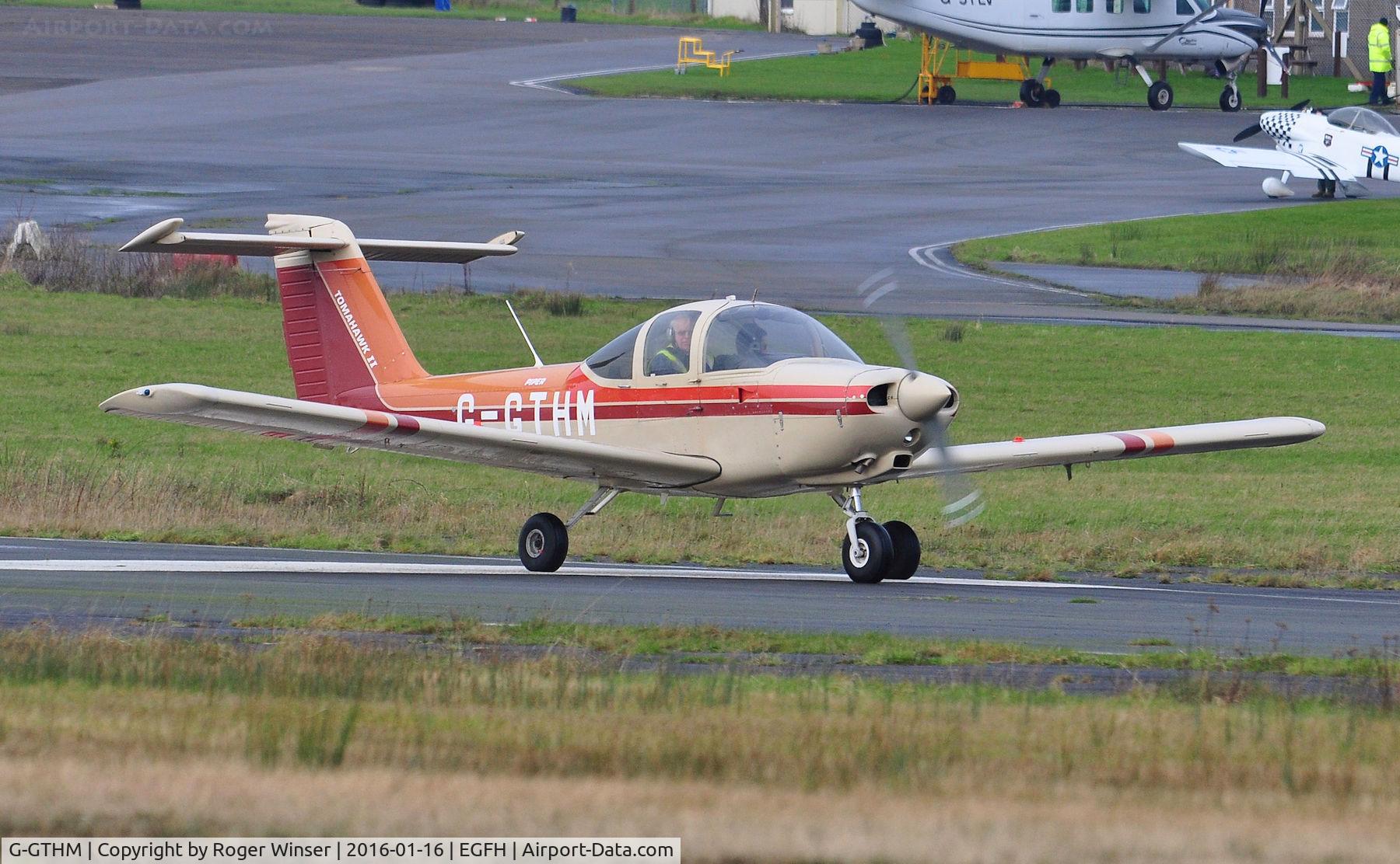 G-GTHM, 1981 Piper PA-38-112 Tomahawk Tomahawk C/N 38-81A0171, Resident Tomahawk operated by Cambrian Flying Club.