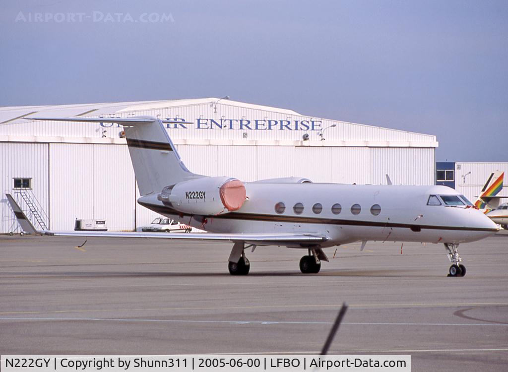N222GY, 1990 Gulfstream Aerospace G-IV C/N 1142, Parked at the General Aviation area...