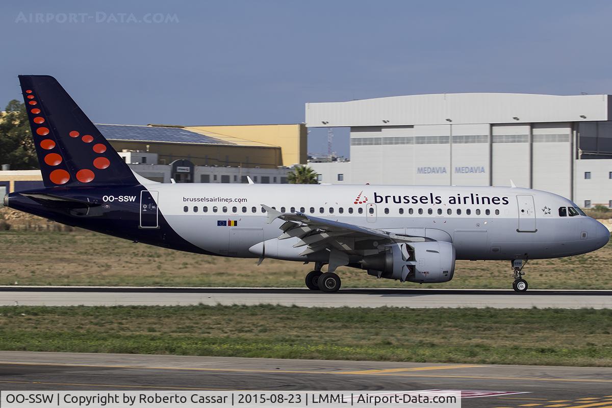 OO-SSW, 2007 Airbus A319-111 C/N 3255, Runway 31
