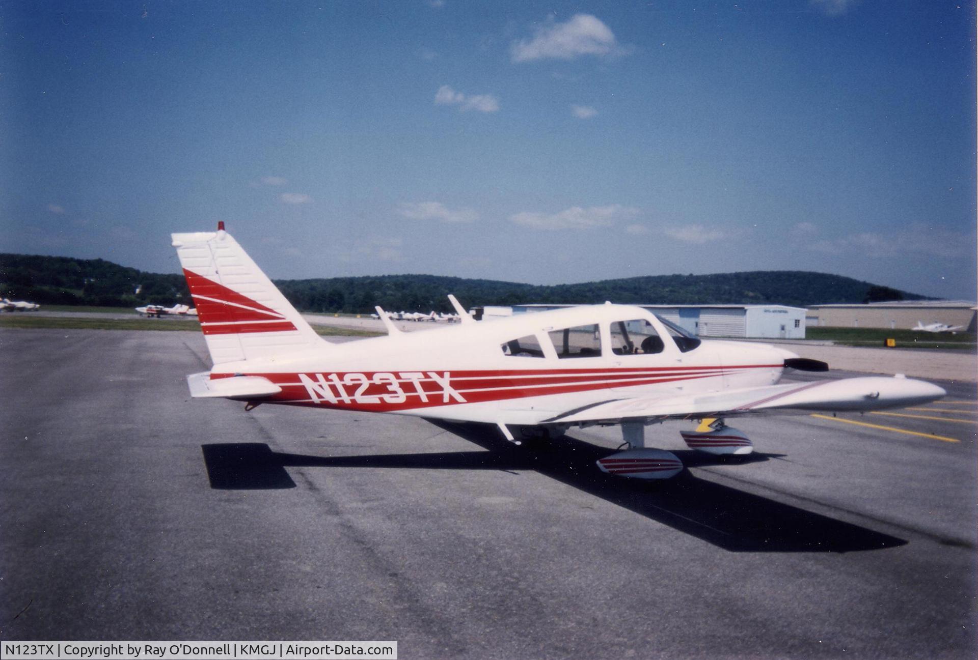 N123TX, 1968 Piper PA-28-235 C/N 28-11108, Taken some years ago at Orange County Airport in Montgomery, NY