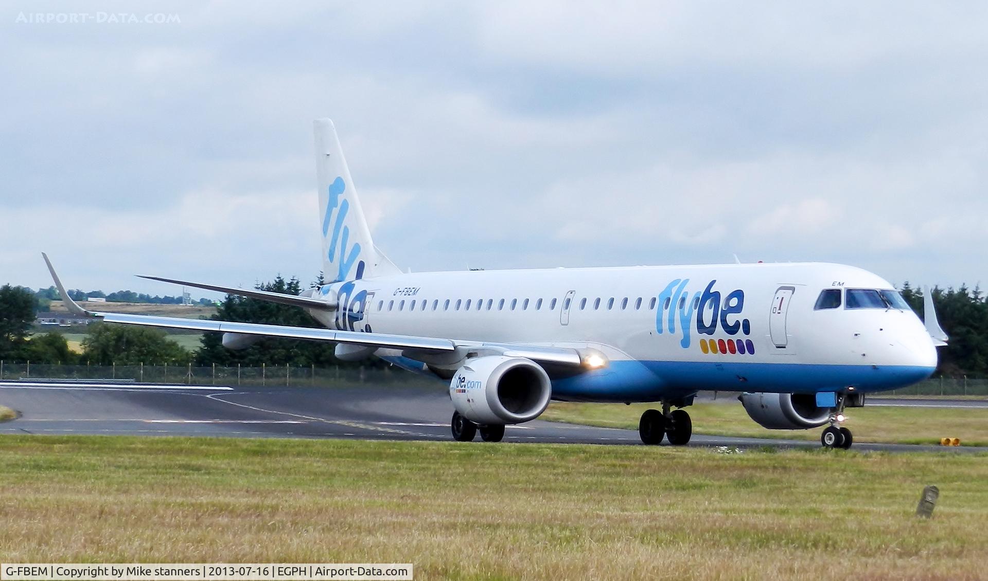 G-FBEM, 2008 Embraer 195LR (ERJ-190-200LR) C/N 19000204, Flybe EMB-195