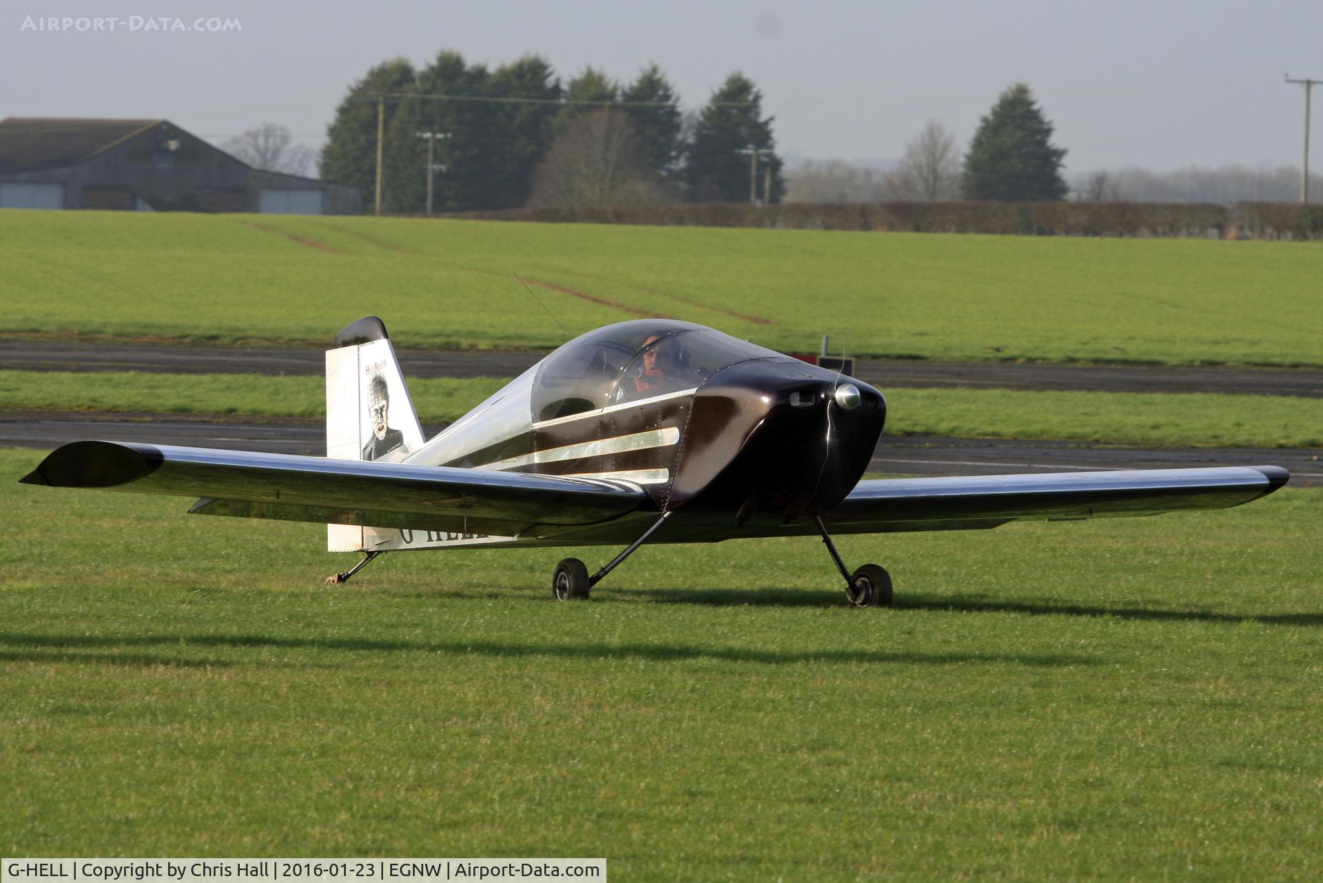 G-HELL, 2015 Sonex 3300 C/N LAA 337-15182, arriving at Wickenby