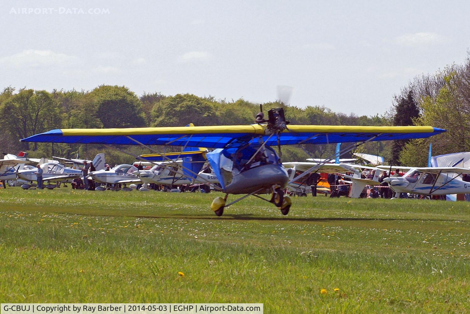 G-CBUJ, 2003 Raj Hamsa X-Air 582(10) C/N BMAA/HB/212, Raj Hamsa X Air 582(10) [BMAA/HB/212] Popham~G 03/05/2014