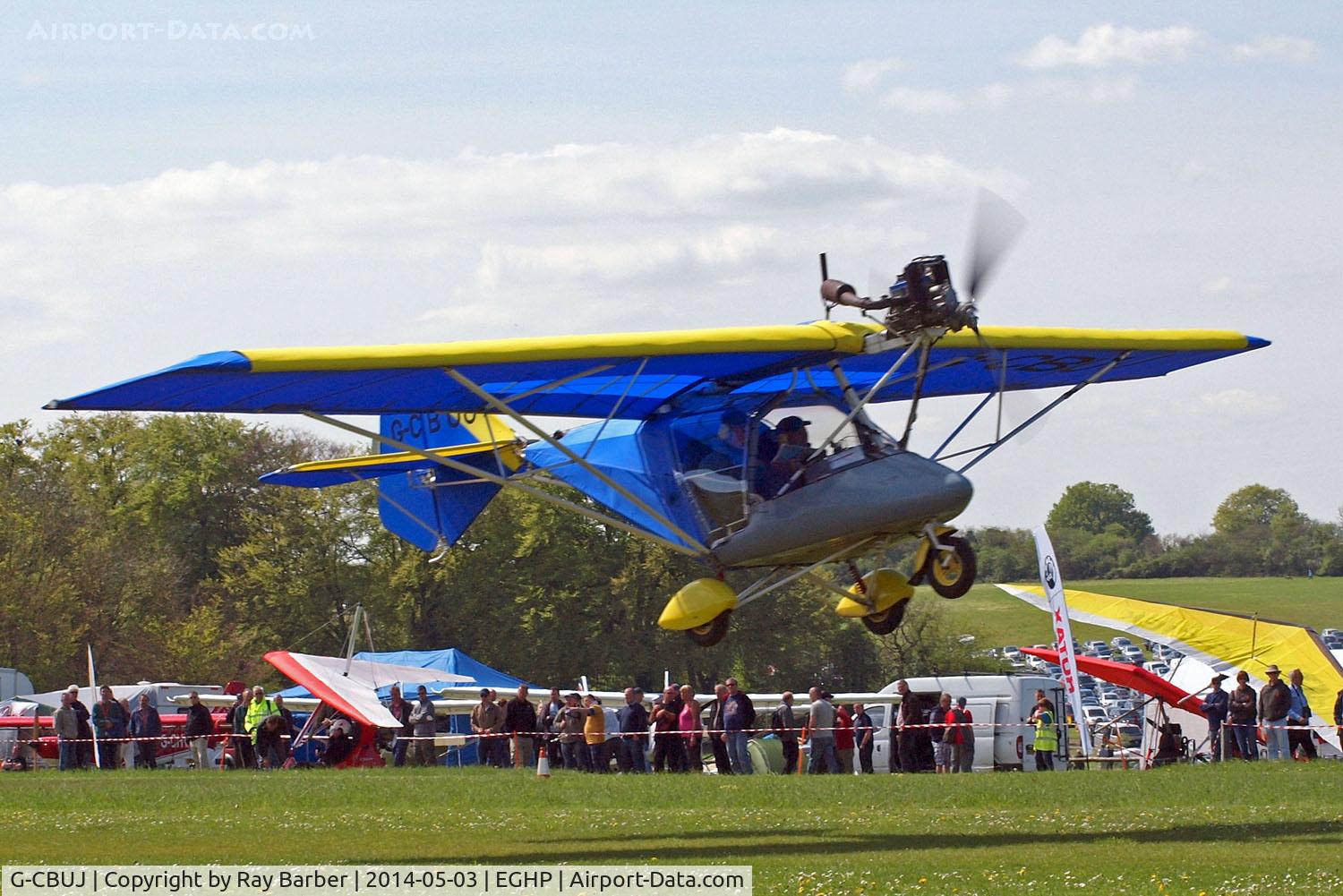 G-CBUJ, 2003 Raj Hamsa X-Air 582(10) C/N BMAA/HB/212, Raj Hamsa X Air 582(10) [BMAA/HB/212] Popham~G 03/05/2014