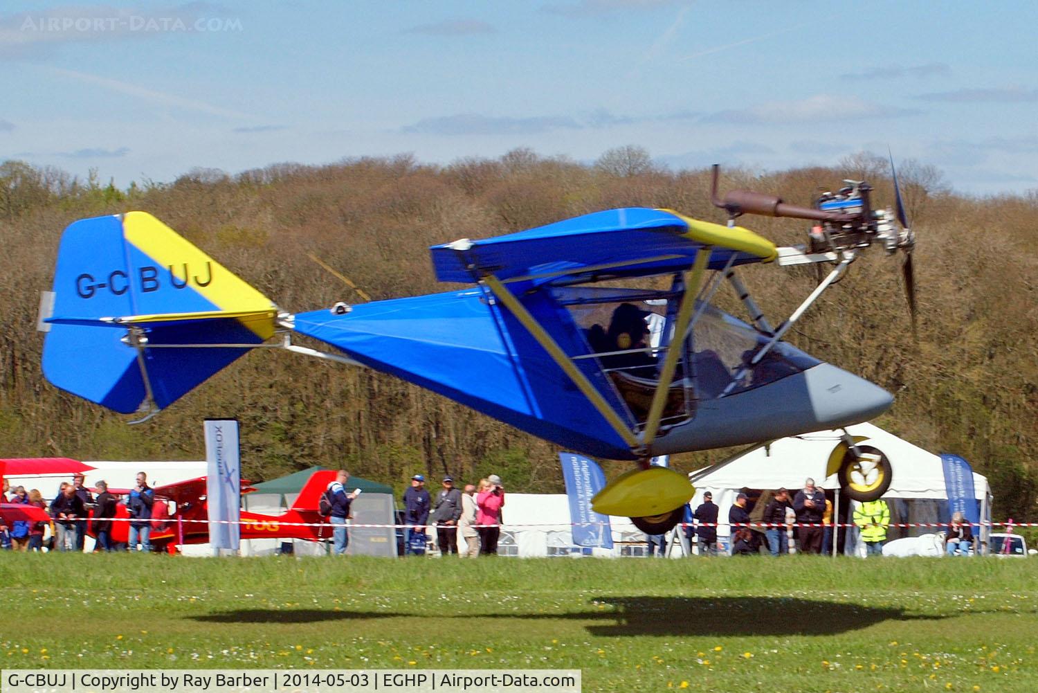 G-CBUJ, 2003 Raj Hamsa X-Air 582(10) C/N BMAA/HB/212, Raj Hamsa X Air 582(10) [BMAA/HB/212] Popham~G 03/05/2014