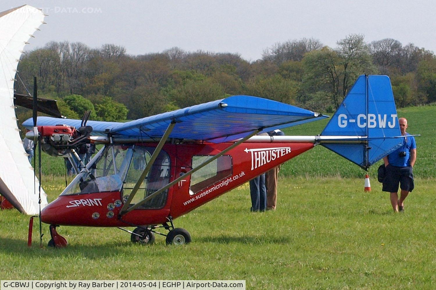 G-CBWJ, 2002 Thruster T600N 450 C/N 0092-T600N-069, Thruster T.600N [0092-T600N-069] Popham~G 04/05/2014