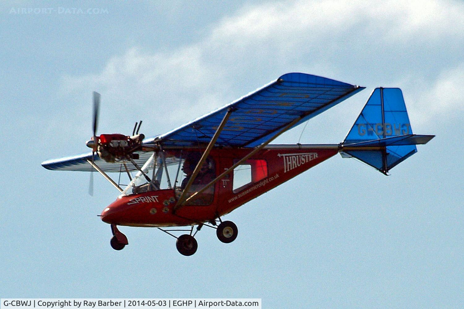 G-CBWJ, 2002 Thruster T600N 450 C/N 0092-T600N-069, Thruster T.600N [0092-T600N-069] Popham~G 03/05/2014