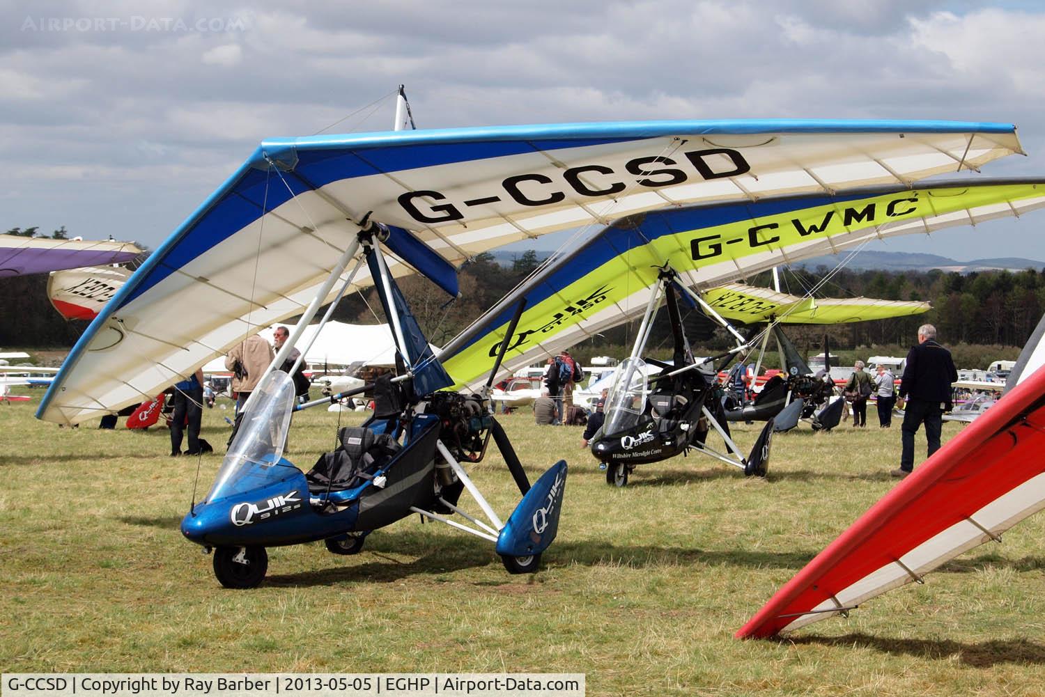 G-CCSD, 2004 Mainair Pegasus Quik C/N 8023, P & M Aviation Pegasus Quik [8023] Popham~G 05/05/2013