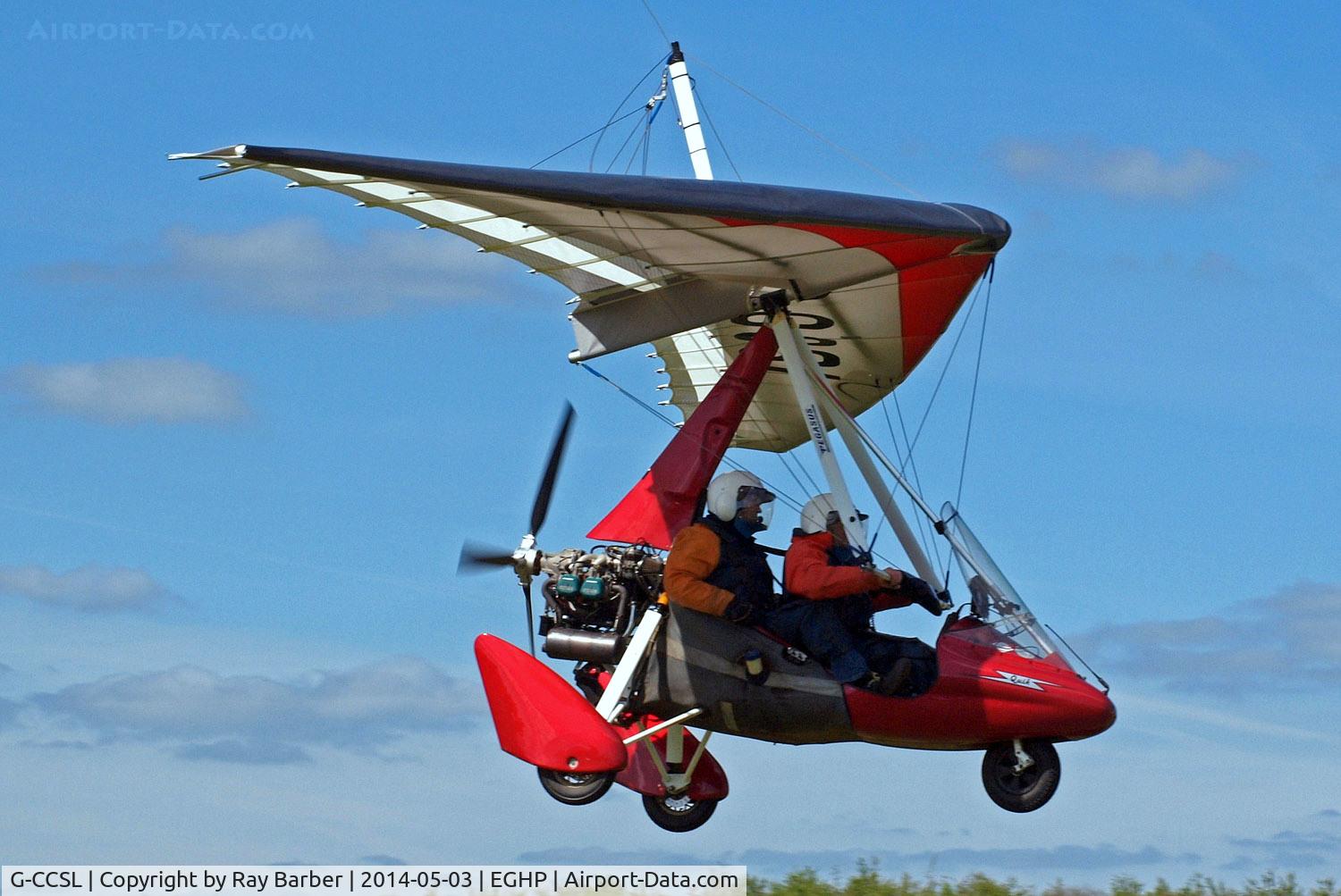G-CCSL, 2004 Mainair Pegasus Quik C/N 8029, P & M Aviation Pegasus Quik [8029] Popham~G 03/05/2014