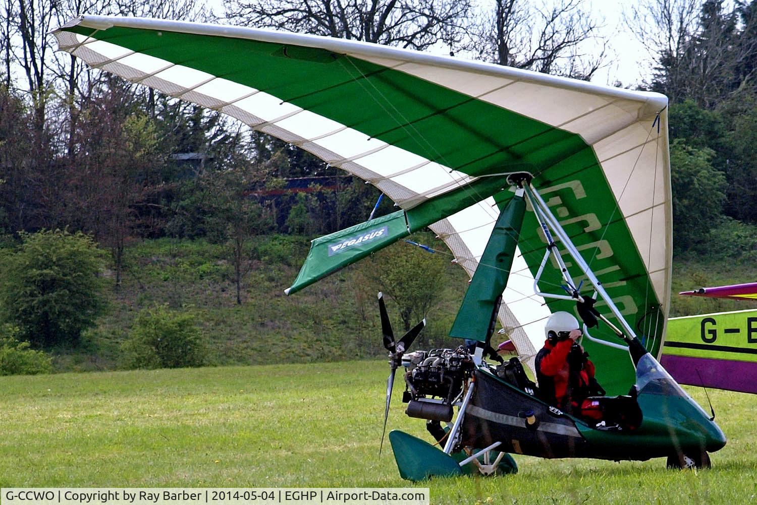 G-CCWO, 2004 Mainair Pegasus Quantum 15-912 C/N 8042, P & M Aviation Pegasus Quantum 15-912 [8042] Popham~G 04/05/2014