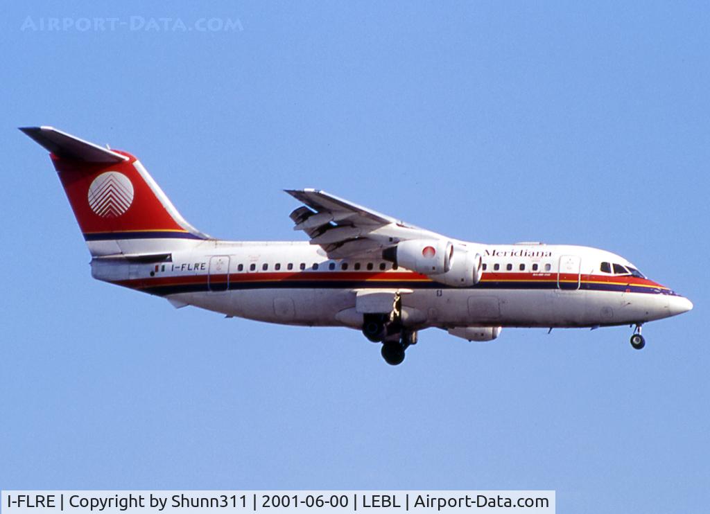 I-FLRE, 1992 British Aerospace BAe.146-200 C/N E2210, Landing rwy 25