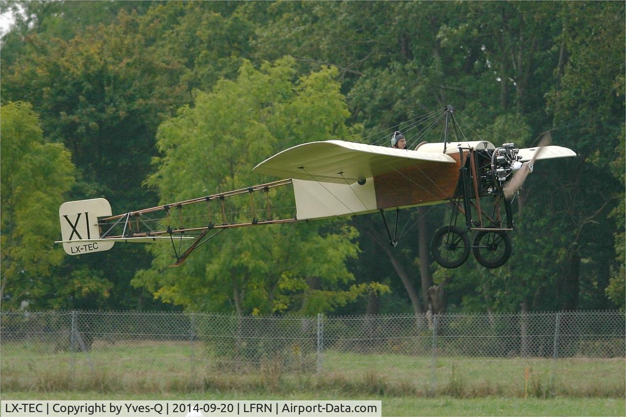 LX-TEC, Bleriot XI Replica C/N unknow, Bleriot XI Replica, Take off, Rennes-St Jacques airport (LFRN-RNS) Air show 2014