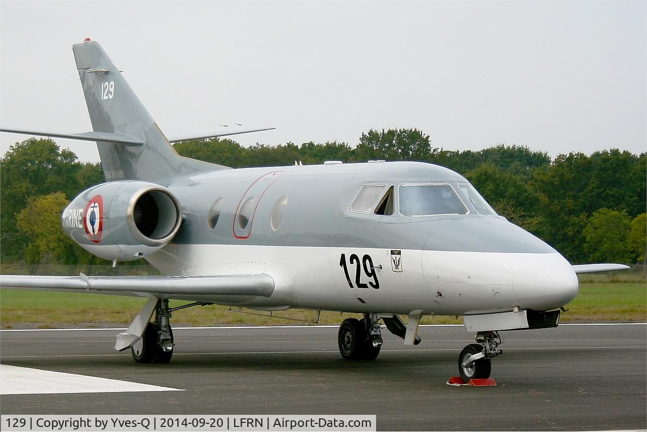 129, 1978 Dassault Falcon 10MER C/N 129, Dassault Falcon 10 MER, Static display, Rennes-St Jacques airport (LFRN-RNS) Air show 2014