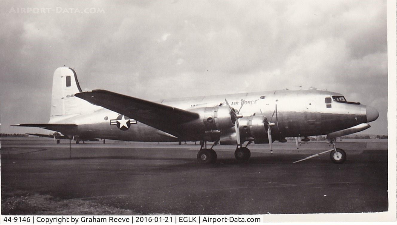 44-9146, Douglas C-54E Skymaster (DC-4) C/N 27372, Recently discovered photograph.