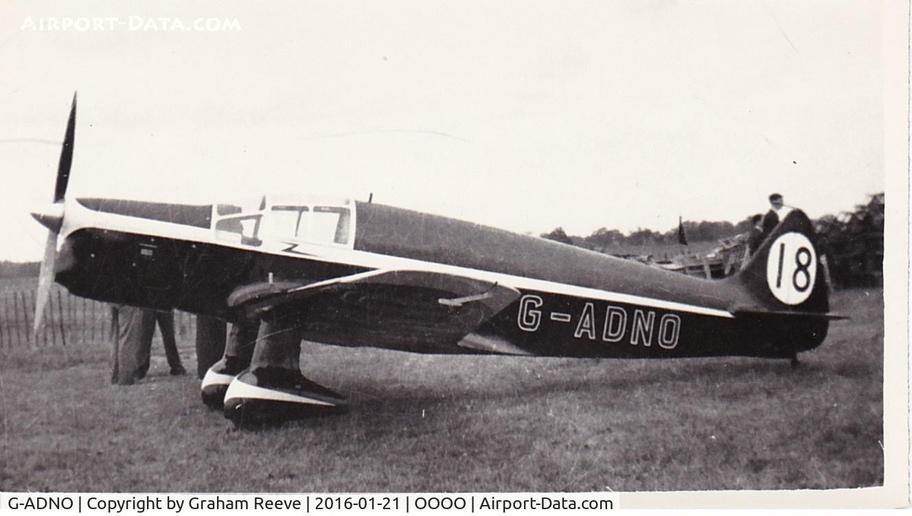 G-ADNO, 1935 De Havilland Technical School T.K.2 C/N 1998, Recently discovered photograph.