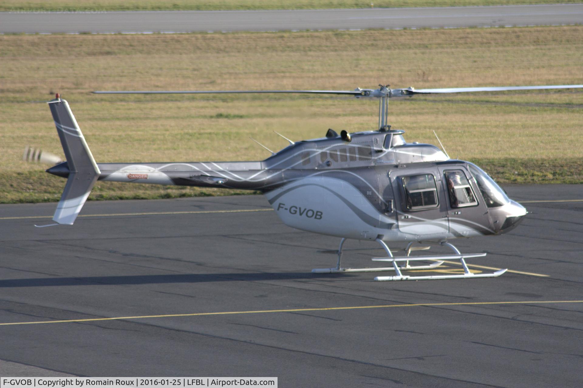 F-GVOB, Bell 206B JetRanger III C/N 2624, Parked