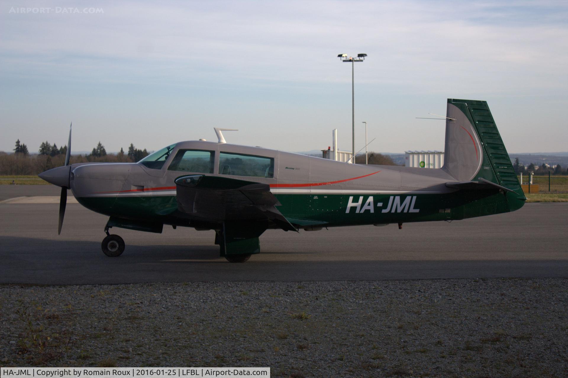 HA-JML, 1978 Mooney M20J 201 C/N 24-0586, Parked