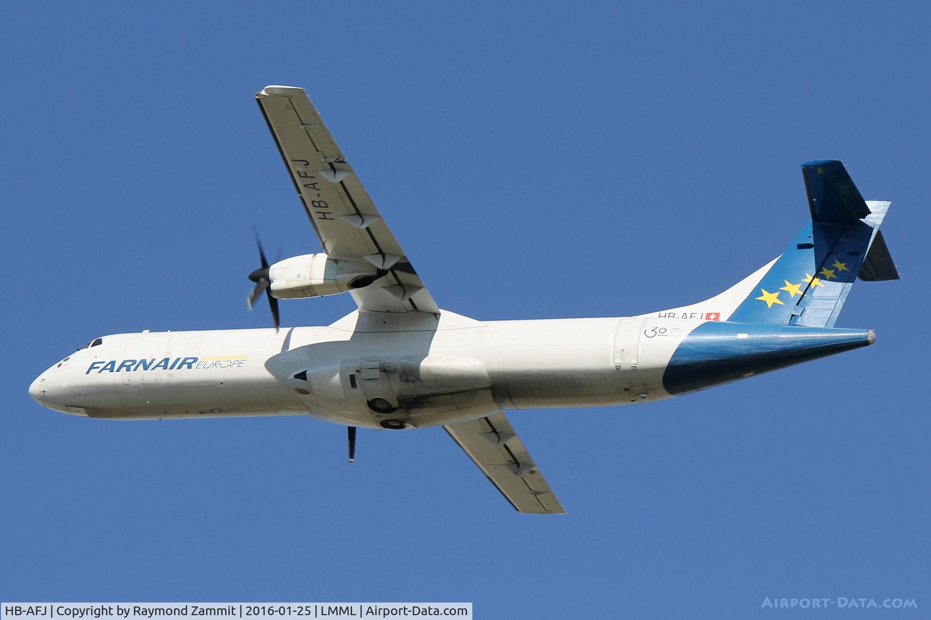HB-AFJ, 1989 ATR 72-202 C/N 154, ATR-72 HB-AFJ Farnair