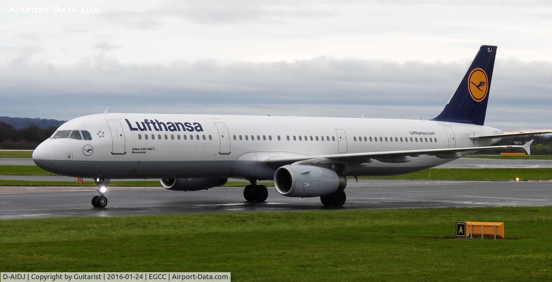 D-AIDJ, 2011 Airbus A321-231 C/N 4792, At Manchester