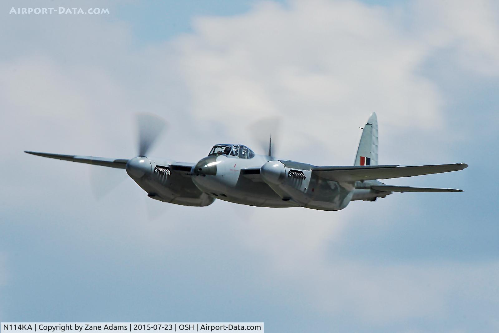 N114KA, 1945 De Havilland Mosquito FB.26 C/N KA114, 2015 - EAA AirVenture - Oshkosh Wisconsin