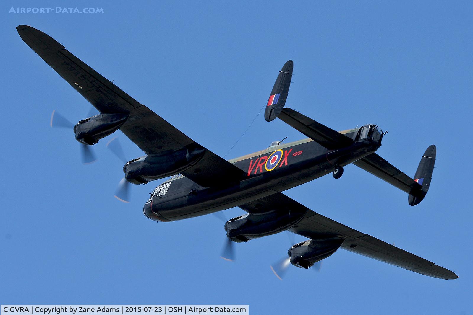 C-GVRA, 1945 Victory Aircraft Avro 683 Lancaster BX C/N FM 213 (3414), 2015 - EAA AirVenture - Oshkosh Wisconsin