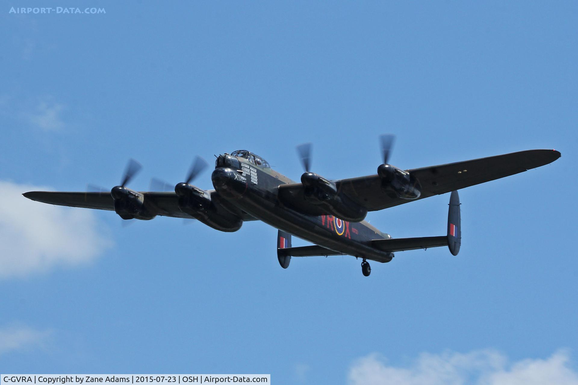 C-GVRA, 1945 Victory Aircraft Avro 683 Lancaster BX C/N FM 213 (3414), 2015 - EAA AirVenture - Oshkosh Wisconsin