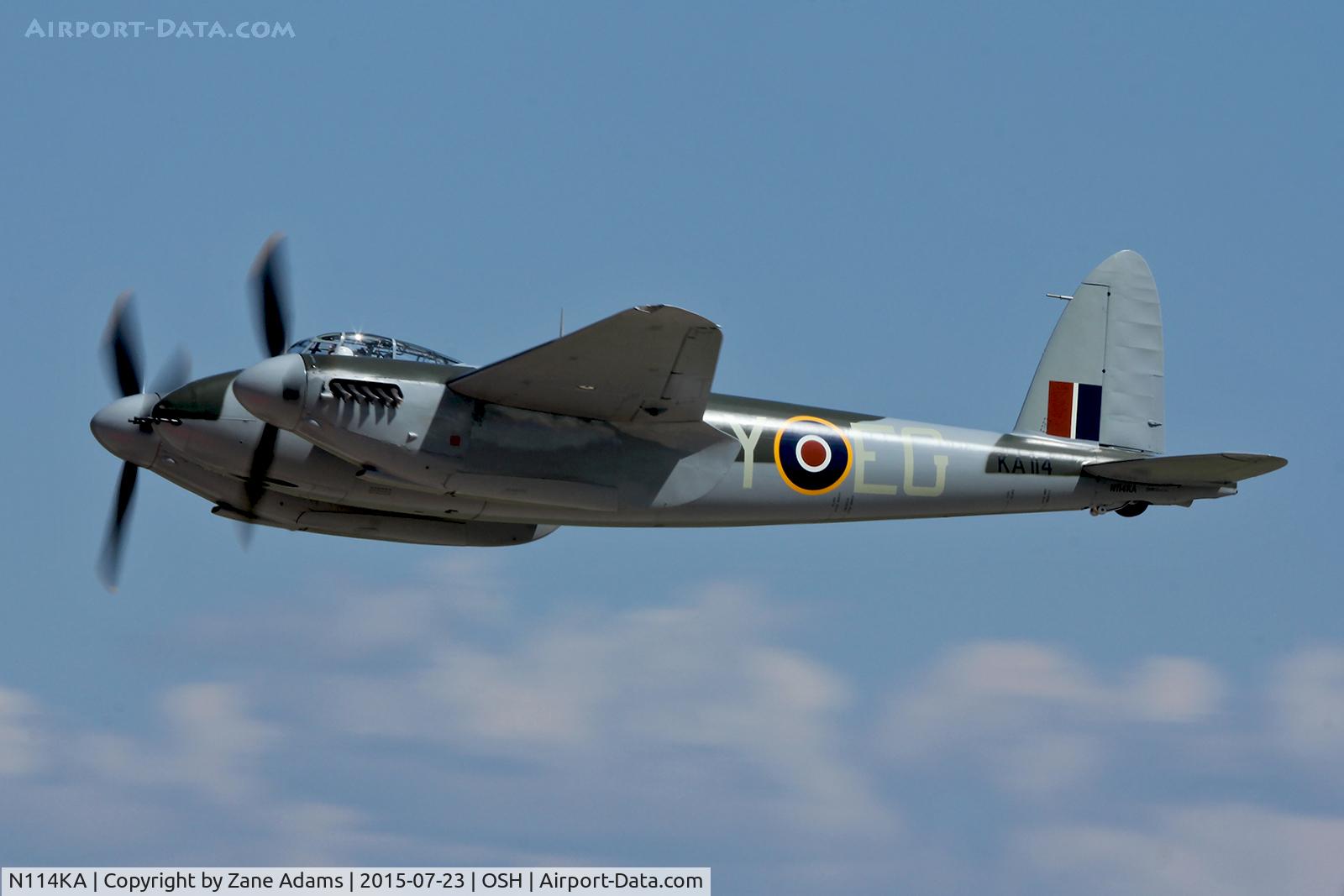 N114KA, 1945 De Havilland Mosquito FB.26 C/N KA114, 2015 - EAA AirVenture - Oshkosh Wisconsin