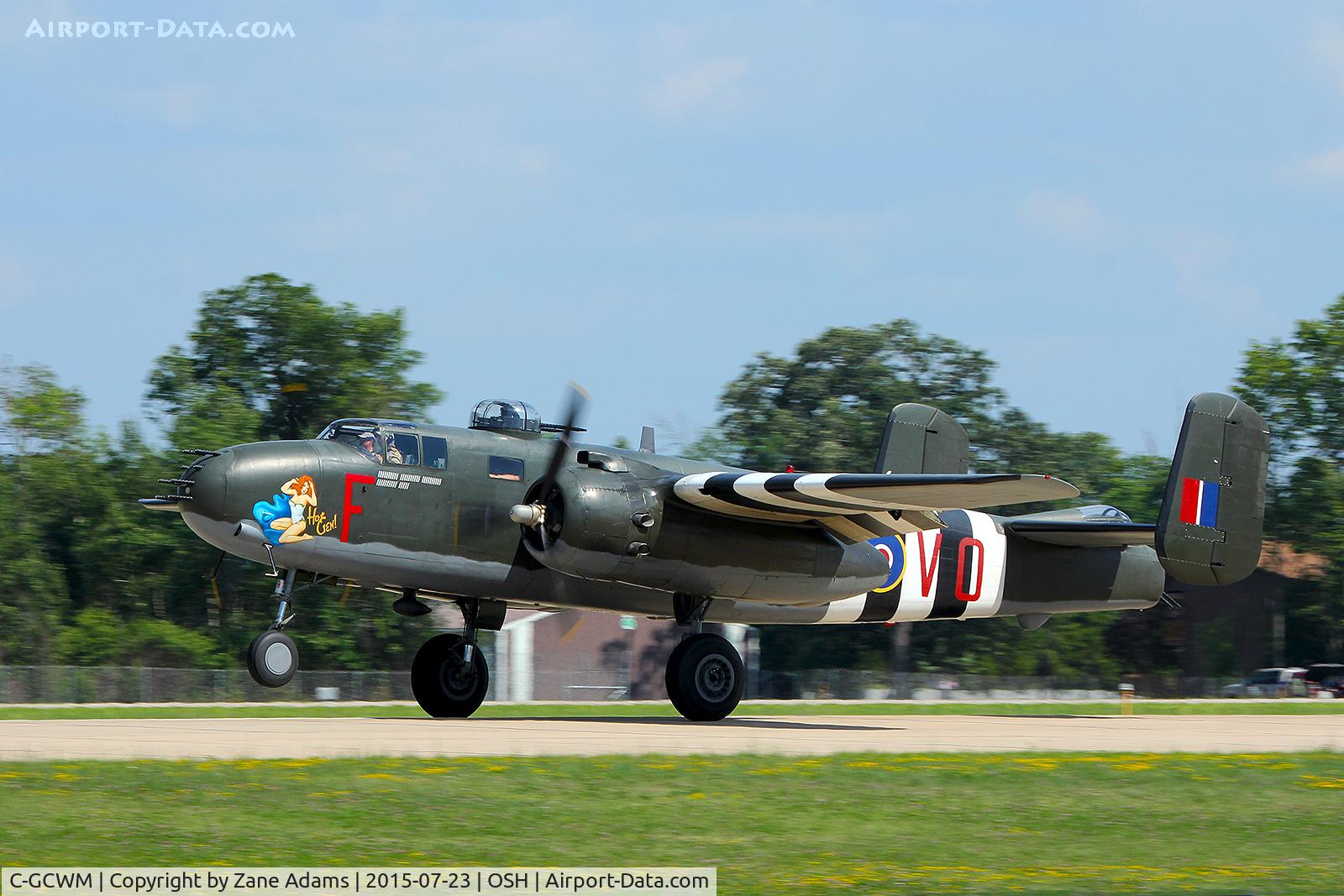 C-GCWM, 1945 North American B-25J Mitchell Mitchell C/N 108-47734, 2015 - EAA AirVenture - Oshkosh Wisconsin