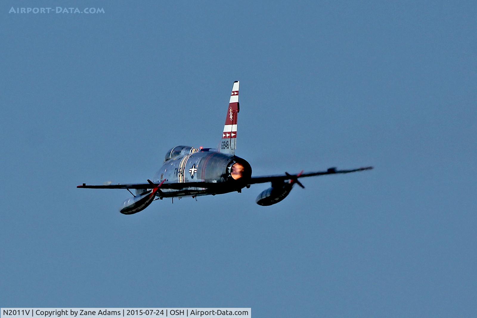 N2011V, 1958 North American F-100F Super Sabre C/N 243-224, 2015 - EAA AirVenture - Oshkosh Wisconsin