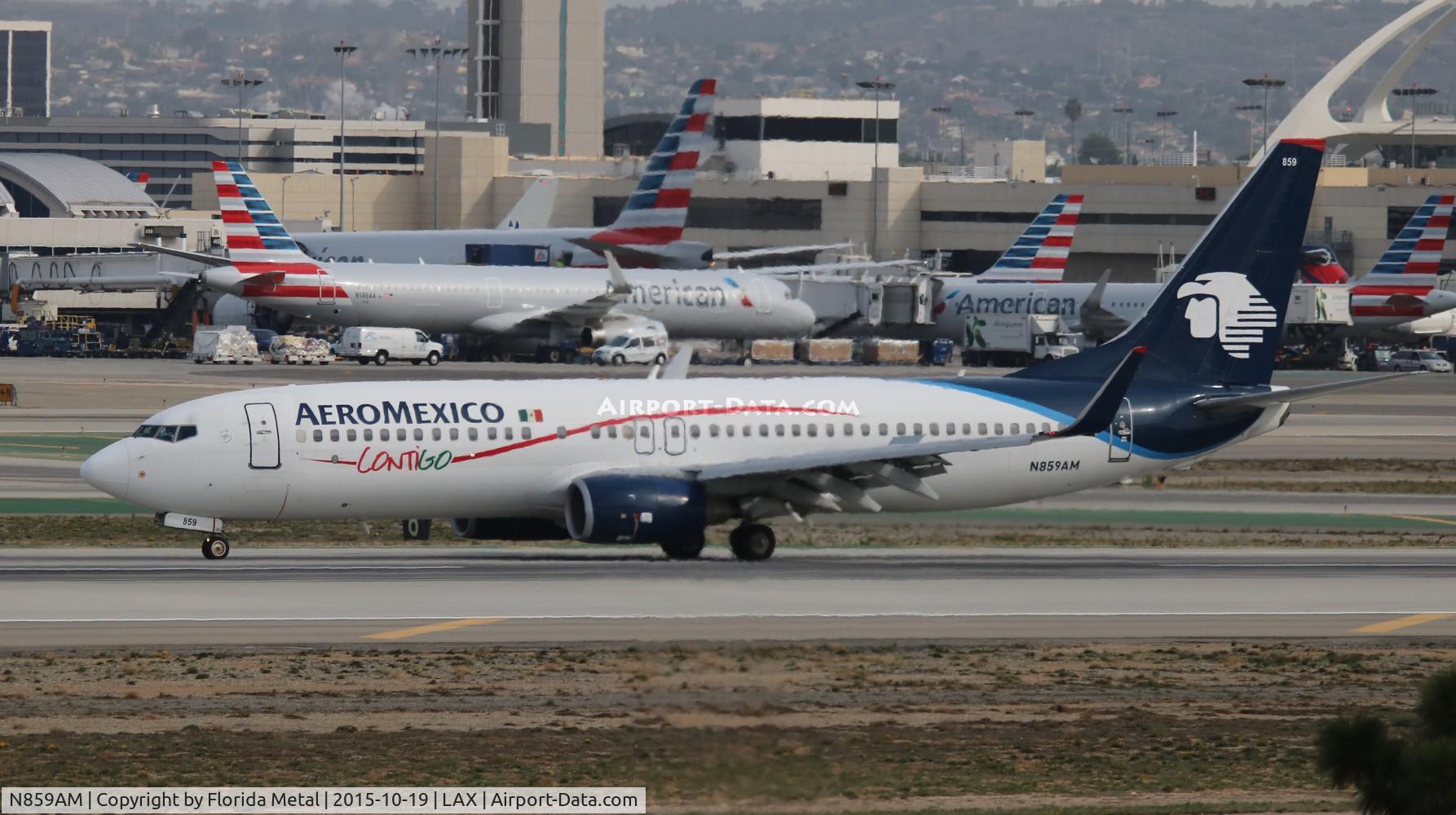 N859AM, 2003 Boeing 737-8Q8 C/N 32796, American