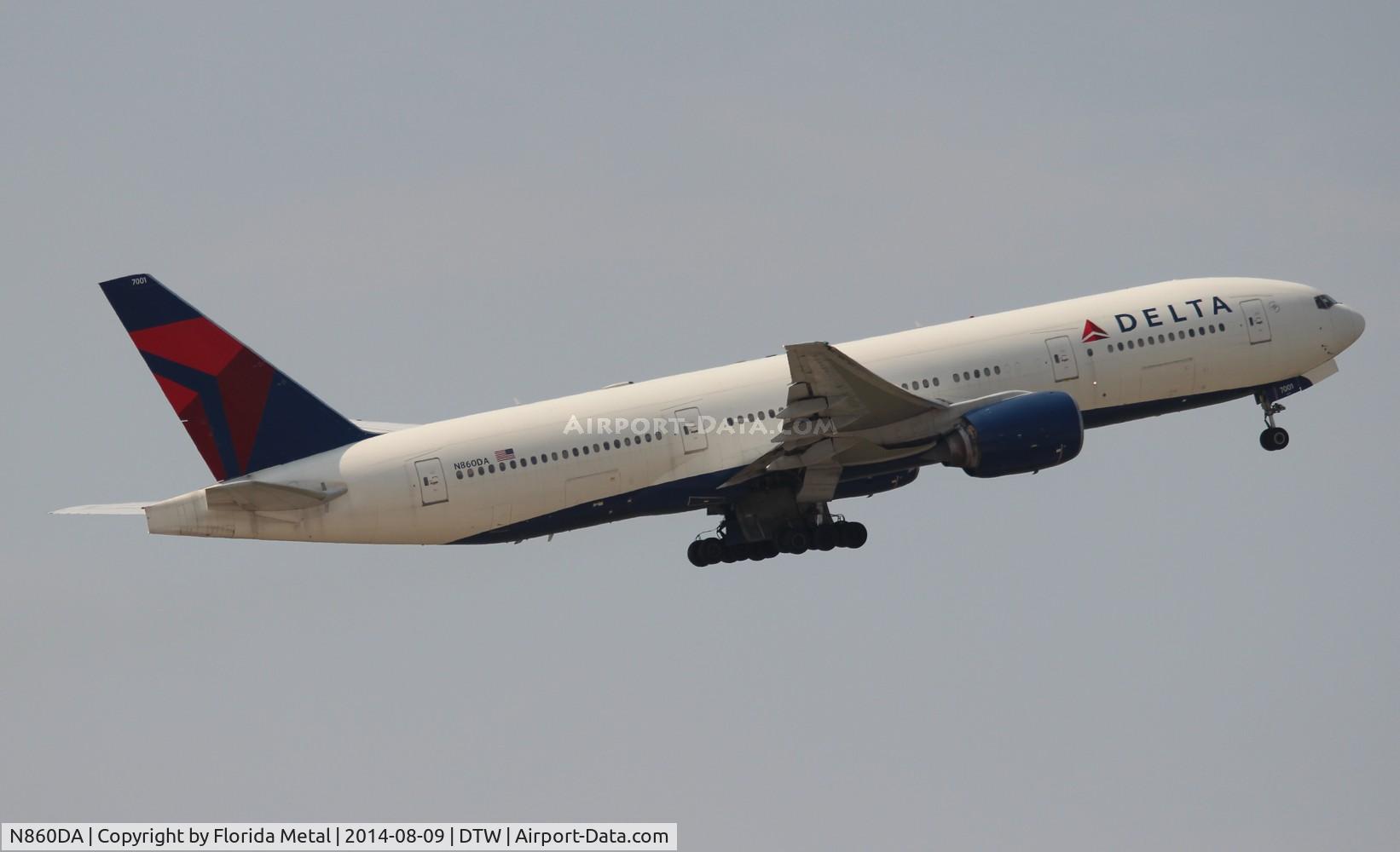 N860DA, 1999 Boeing 777-232 C/N 29951, Delta