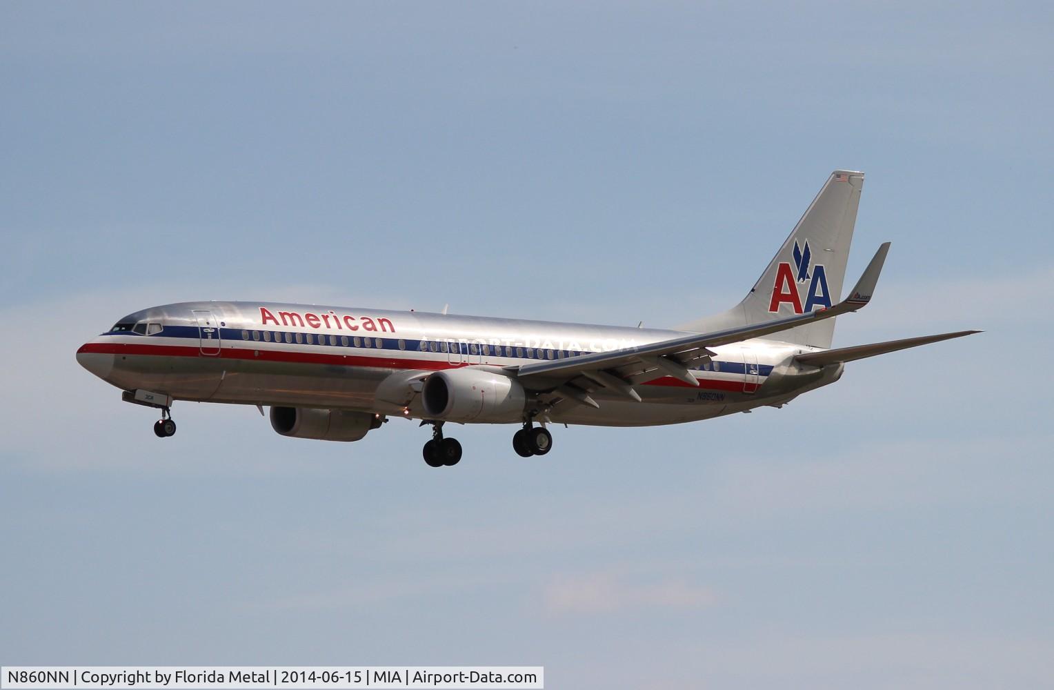 N860NN, 2010 Boeing 737-823 C/N 40583, American