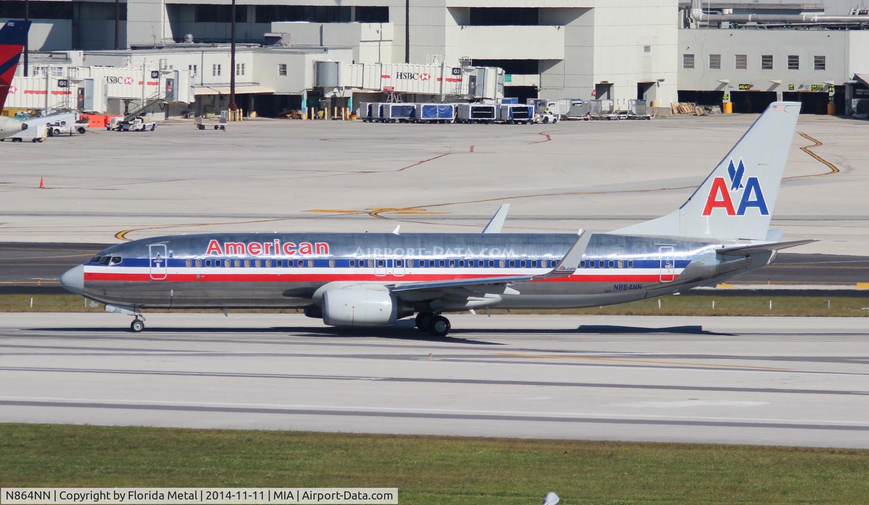 N864NN, 2010 Boeing 737-823 C/N 31111, American