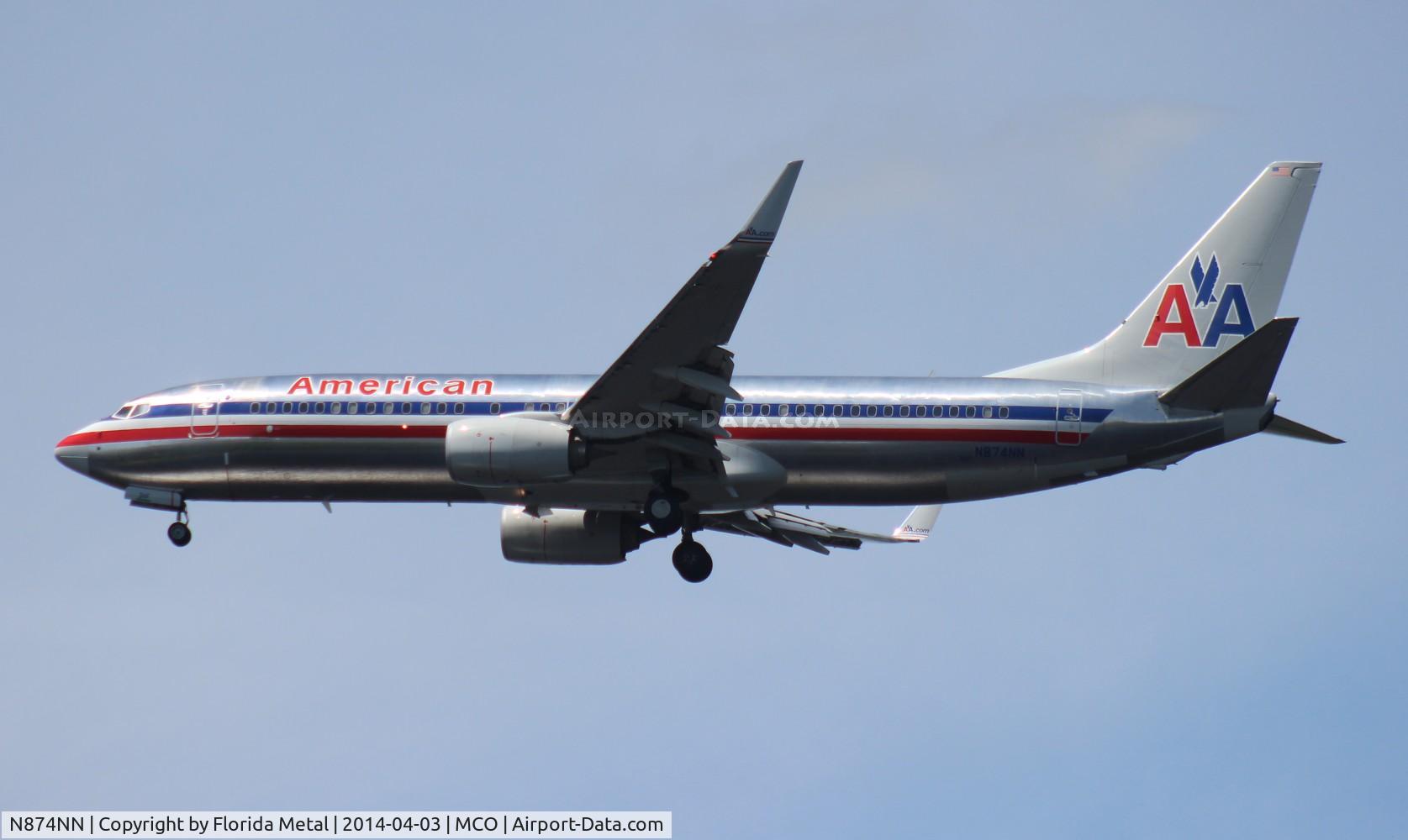 N874NN, 2011 Boeing 737-823 C/N 31129, American