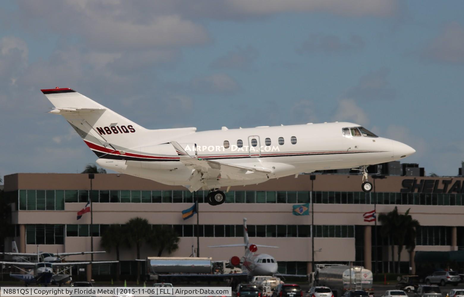 N881QS, 2008 Hawker Beechcraft Corp HAWKER 900XP C/N HA-0050, Net Jets Hawker 900XP