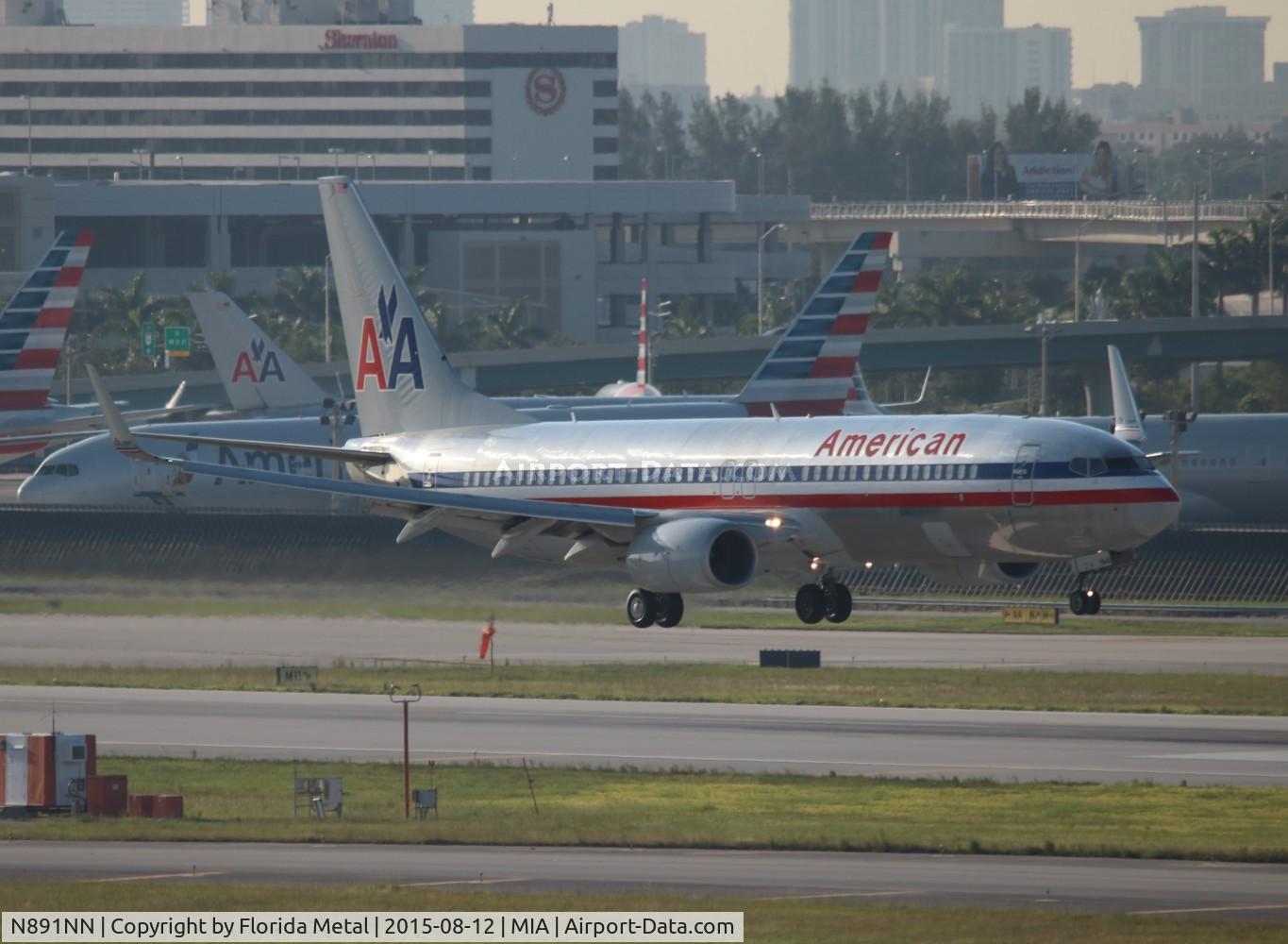 N891NN, 2012 Boeing 737-823 C/N 33315, American