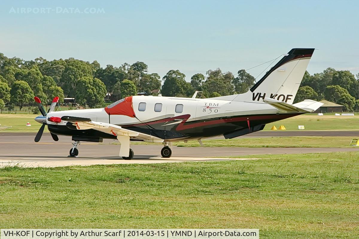 VH-KOF, 2006 Socata TBM 850 C/N 362, VH-KOF Maitland Airport Rutherford NSW 2014