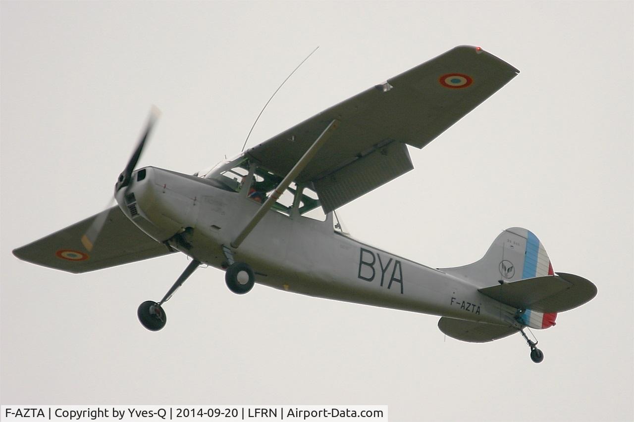 F-AZTA, 1957 Cessna O-1A Bird Dog C/N 24545, Cessna O-1A Bird Dog, On display, Rennes-St Jacques airport (LFRN-RNS) Air show 2014