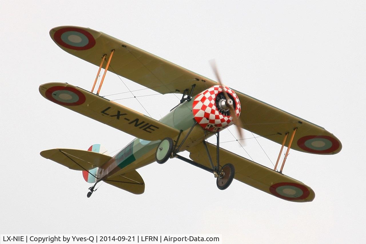 LX-NIE, 2011 Nieuport 28 C.1 Replica C/N 100, Nieuport 28 C.1 Replica, On display, Rennes-St Jacques airport (LFRN-RNS) Air show 2014
