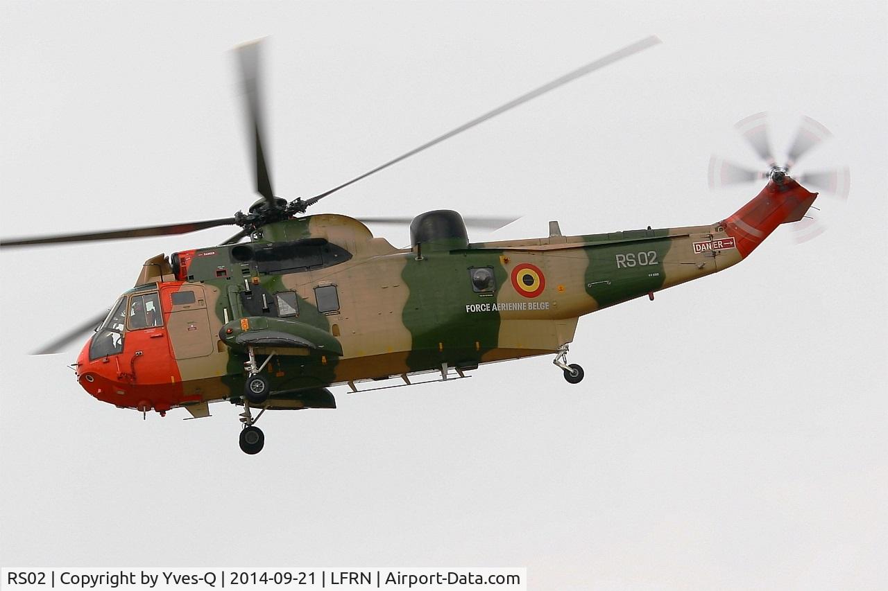 RS02, 1976 Westland Sea King Mk.48 C/N WA832, Belgian Air Force Westland WS-61 Sea King Mk.48, On display, Rennes-St Jacques airport (LFRN-RNS) Air show 2014