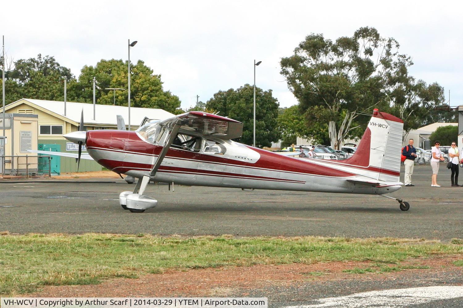 VH-WCV, Cessna 180 C/N 31587, VH-WCV AAAA Fly in Temora NSW 2014