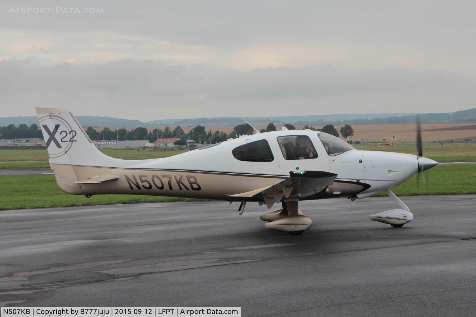 N507KB, Cirrus SR22X C/N 3631, at Pontoise