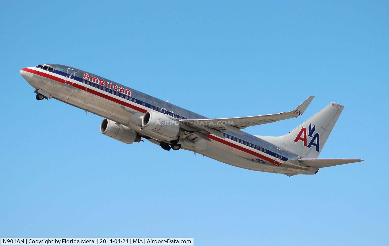 N901AN, 1999 Boeing 737-823 C/N 29503, American