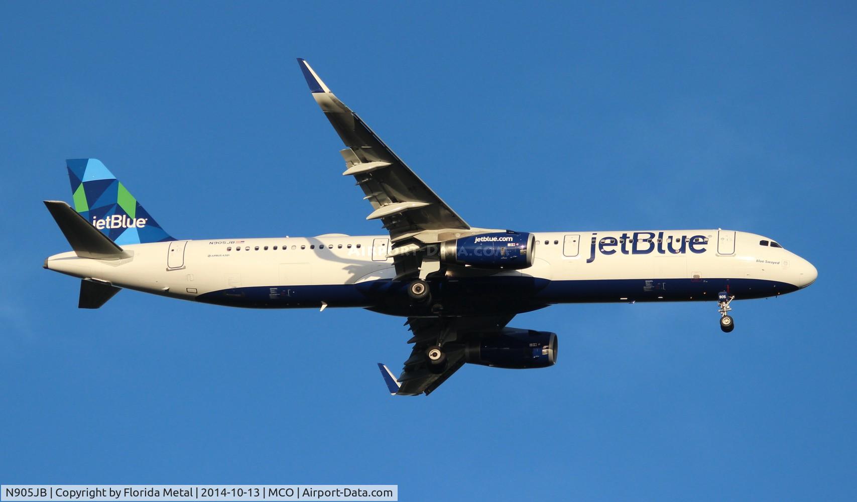 N905JB, 2013 Airbus A321-231 C/N 5854, Jet Blue