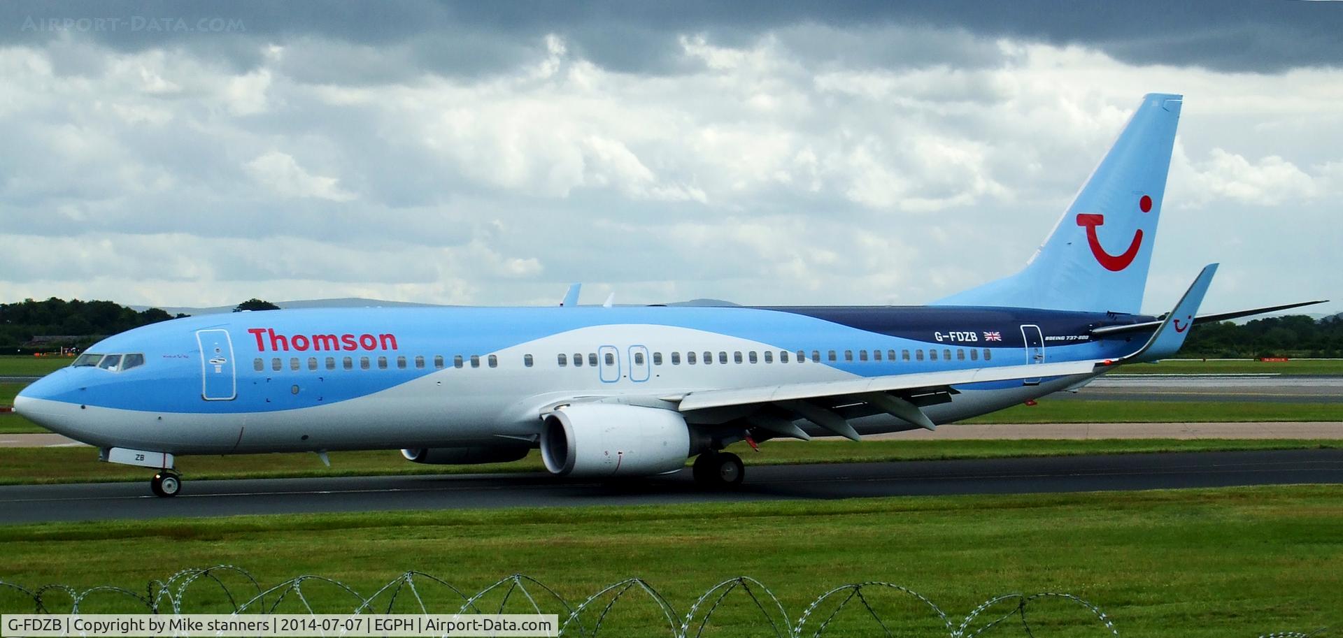 G-FDZB, 2007 Boeing 737-8K5 C/N 35131, Thomson B737-800