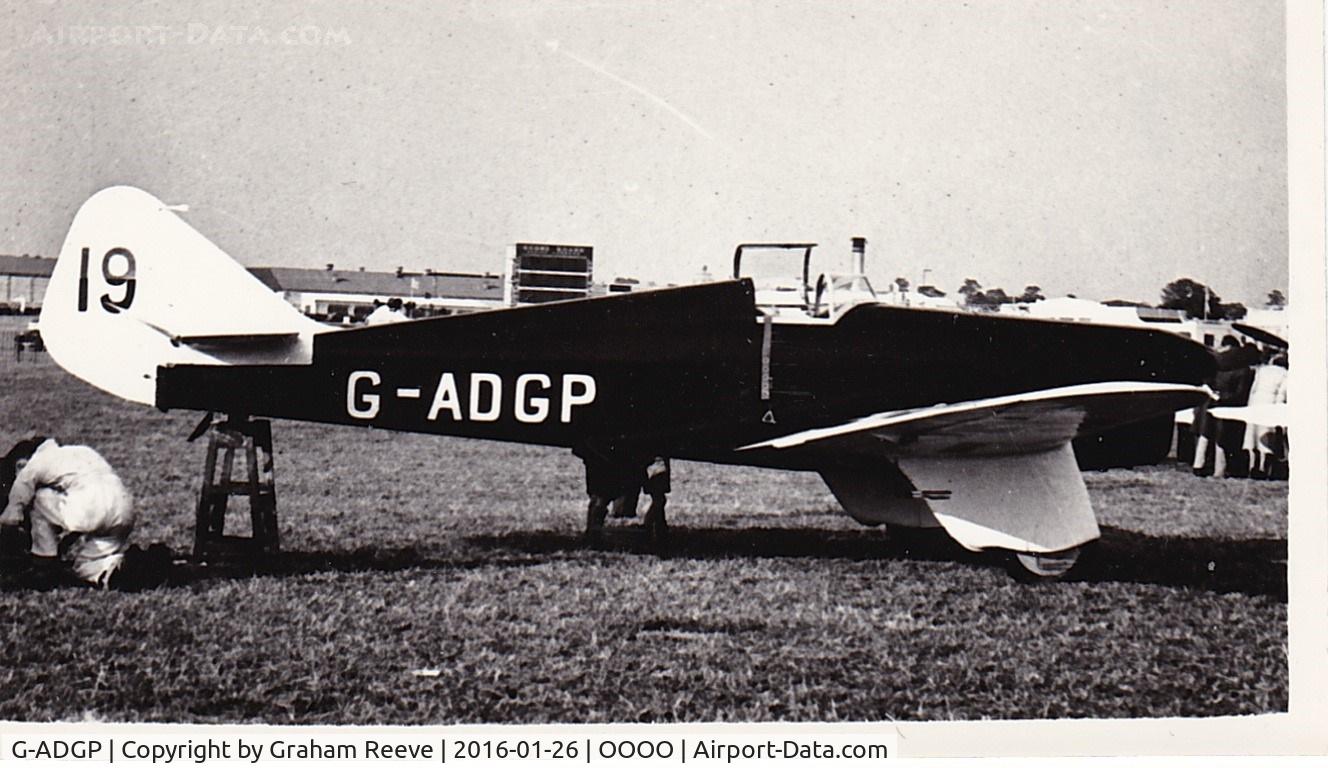 G-ADGP, 1935 Miles M.2L Hawk Speed Six C/N 160, Recently discovered photograph.